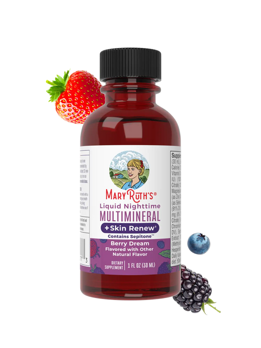 Liquid Nighttime Multimineral + Skin Renew Travel Pack